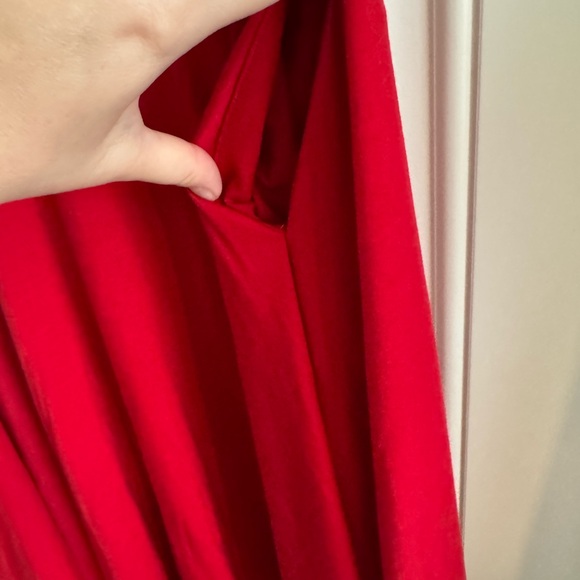New With Tags Reformation Cherry Red Midi Dress w/ Pockets – Size M - Picture 8 of 9